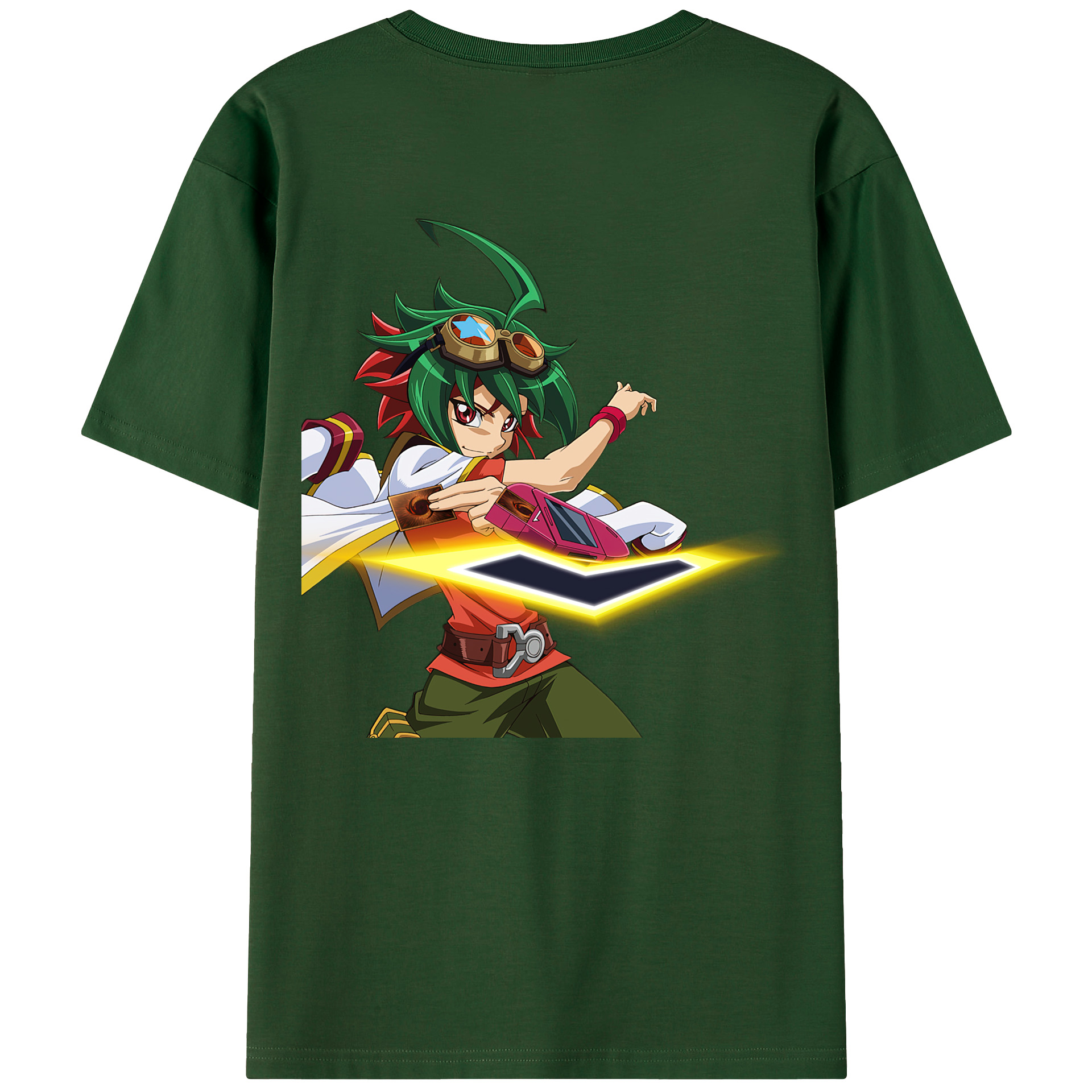 （画像用） 遊☆戯☆王 Yu-Gi-Oh! 綿100％半袖Tシャツ（背面プリント）